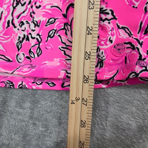 Lilly Pulitzer Jacket Large Purrposefully Pink Serena Luxletic UPF 50+ Stretch - Picture 9 of 9